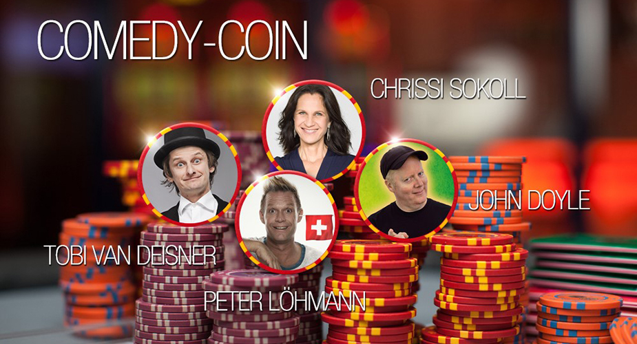 Comedy Coin Event mit Peter Löhmann, Tobi van Deisner, Chrissi Sokoll und John Doyle